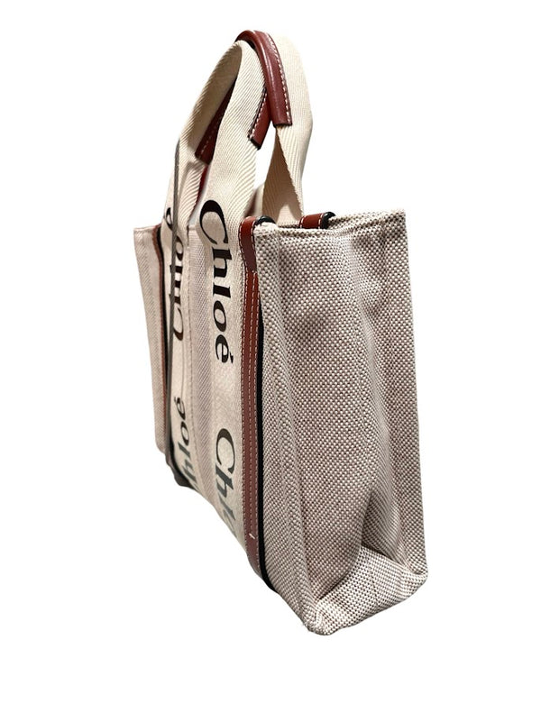 Chloé, Woody Tote bag beige, small