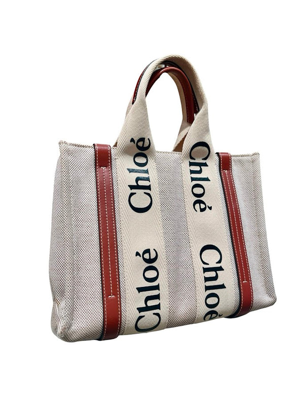 Chloé, Woody Tote bag beige, small