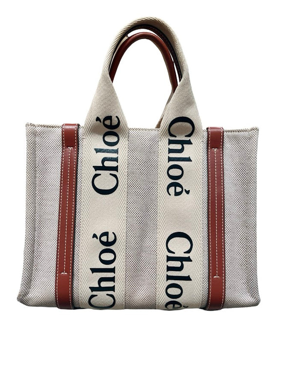 Chloé, Woody Tote bag beige, small