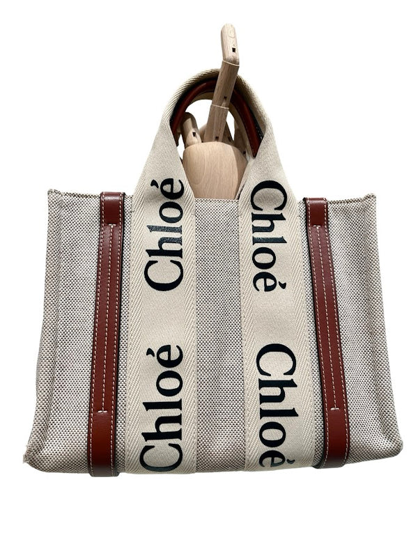 Chloé, Woody Tote bag beige, small