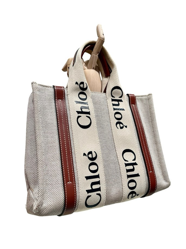 Chloé, Woody Tote bag beige, small