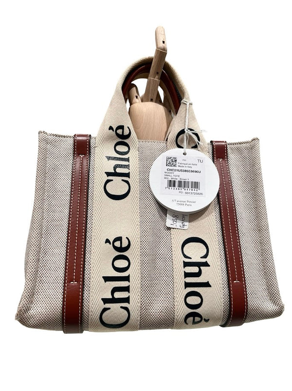 Chloé, Woody Tote bag beige, small