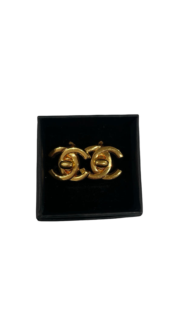 Chanel, Turnlock CC Logo Clips