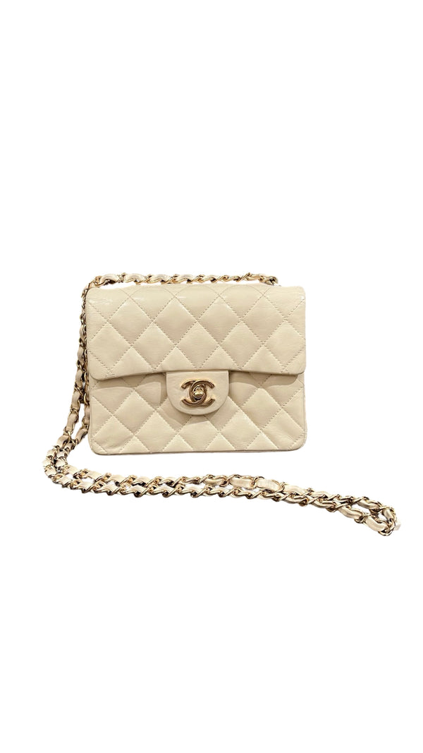 Chanel, Mini Flap, Turnlock - designer second hand vienna