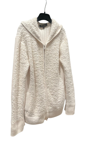 Loro Piana, Kaschmir Strickjacke & Kapuze, Gr.40