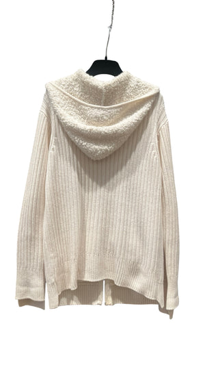 Loro Piana, Kaschmir Strickjacke & Kapuze, Gr.40