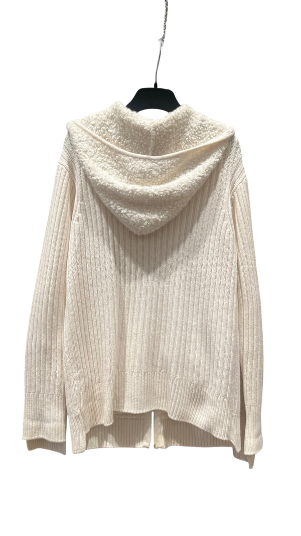 Loro Piana, Kaschmir Strickjacke & Kapuze, Gr.40