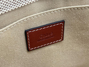 Chloé, Woody Tragetasche beige, klein