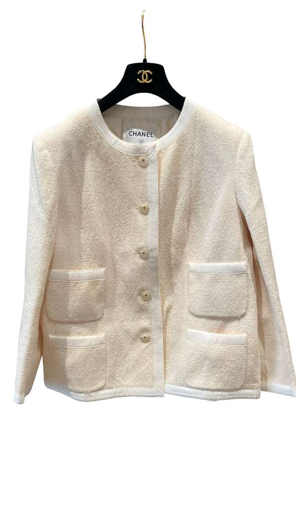 Chanel, Tweed Jacke, FR 44 (Gr. DT 38) - designer second hand vienna