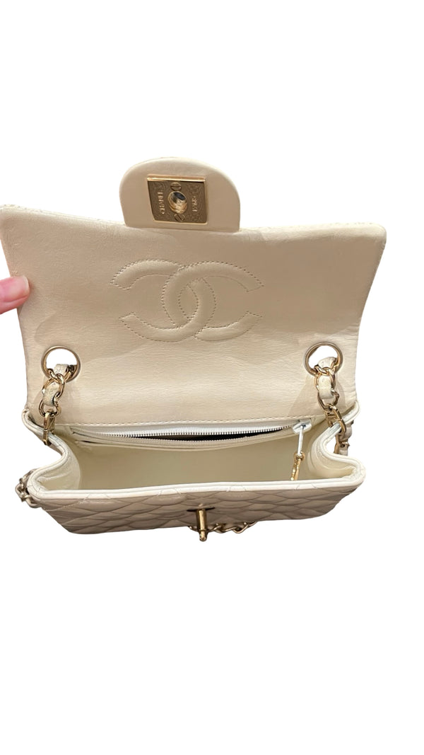 Chanel, Mini Flap, Turnlock - designer second hand vienna
