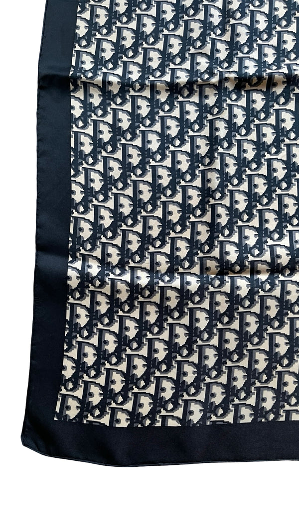Dior, Oblique Monogram, Seiden Carré, 76x76cm