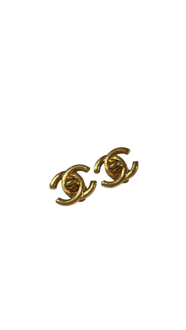 Chanel, Turnlock CC Logo Clips