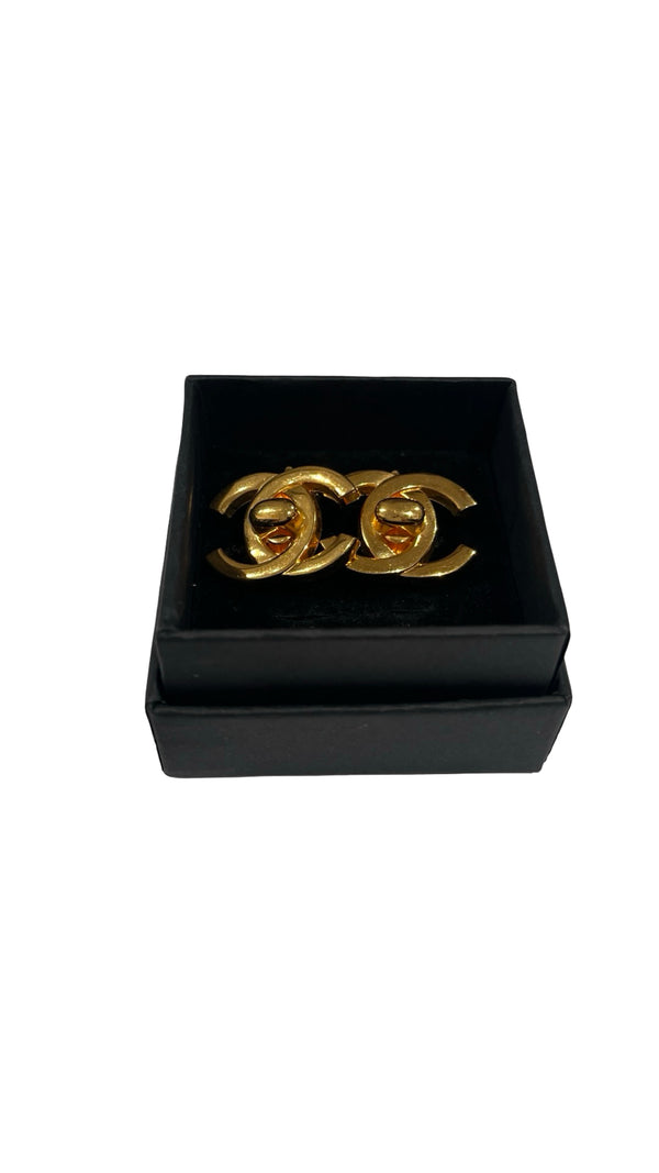 Chanel, Turnlock CC Logo Clips