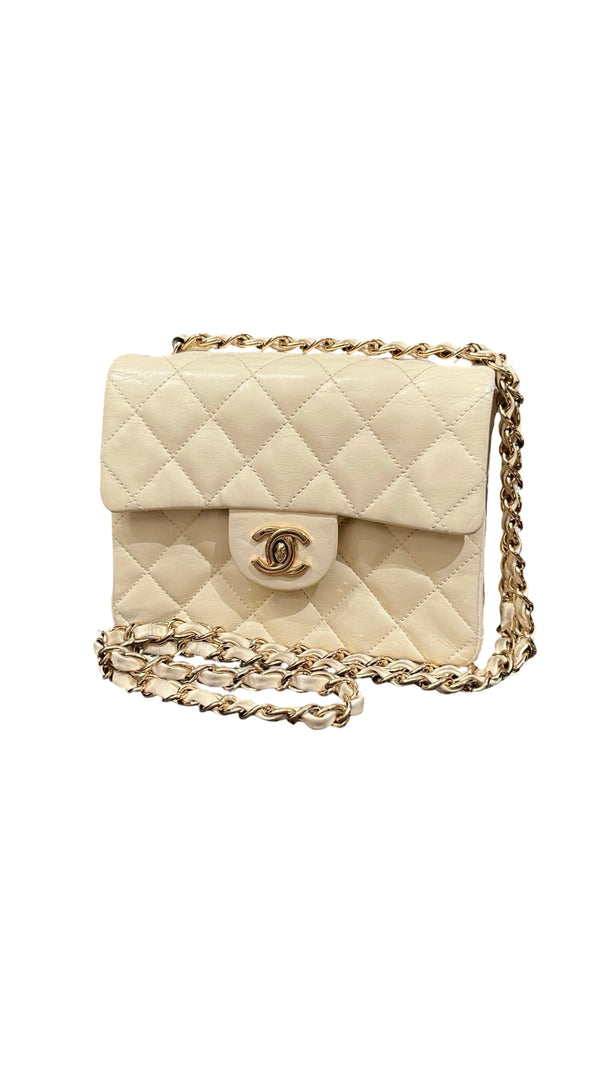 Chanel, Mini Flap, Turnlock - designer second hand vienna