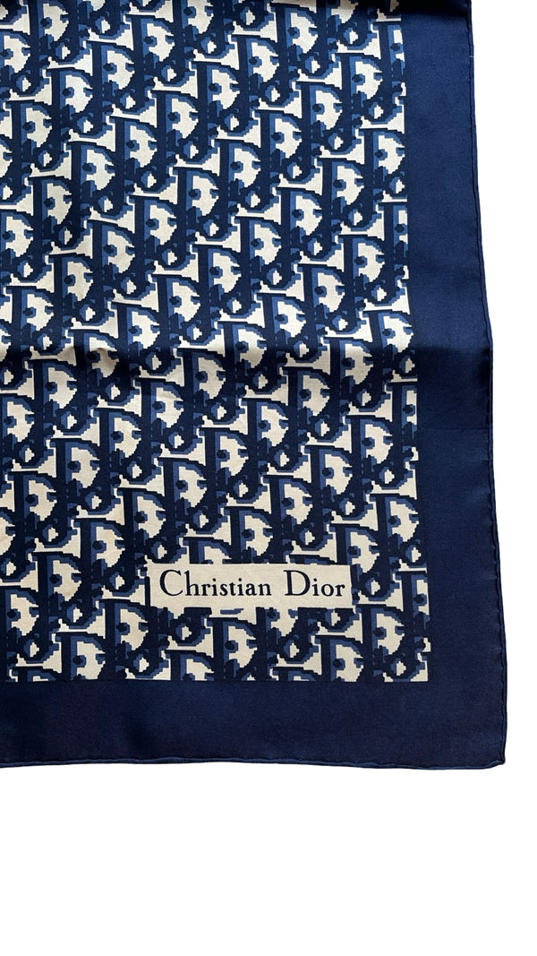 Dior, Oblique Monogram, Seiden Carré, 76x76cm