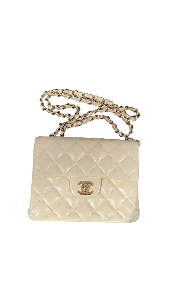 Chanel, Mini Flap, Turnlock - designer second hand vienna