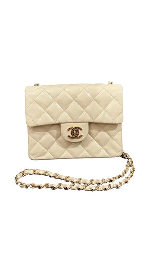 Chanel, Mini Flap, Turnlock - designer second hand vienna