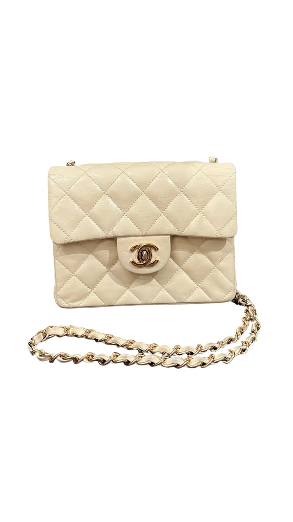 Chanel, Mini Flap, Turnlock - designer second hand vienna