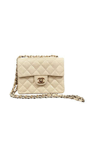 Chanel, Mini Flap, Turnlock - designer second hand vienna