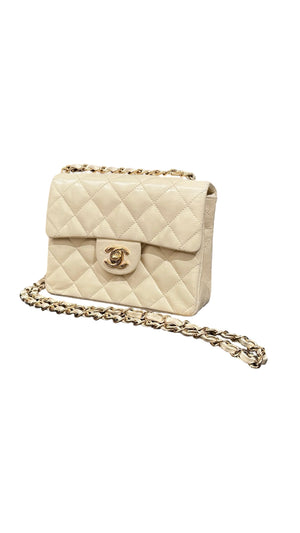 Chanel, Mini Flap, Turnlock - designer second hand vienna