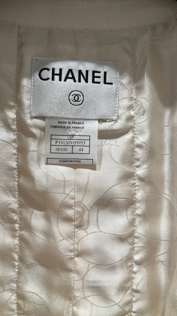 Chanel, Tweed Jacke, FR 44 (Gr. DT 38) - designer second hand vienna
