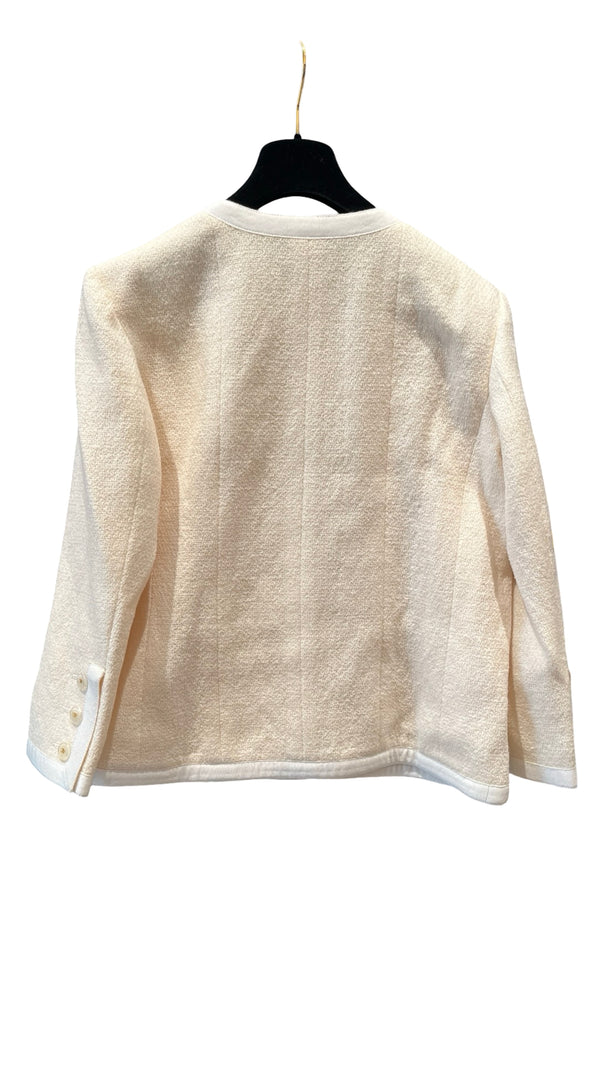 Chanel, Tweed Jacke, FR 44 (Gr. DT 38) - designer second hand vienna