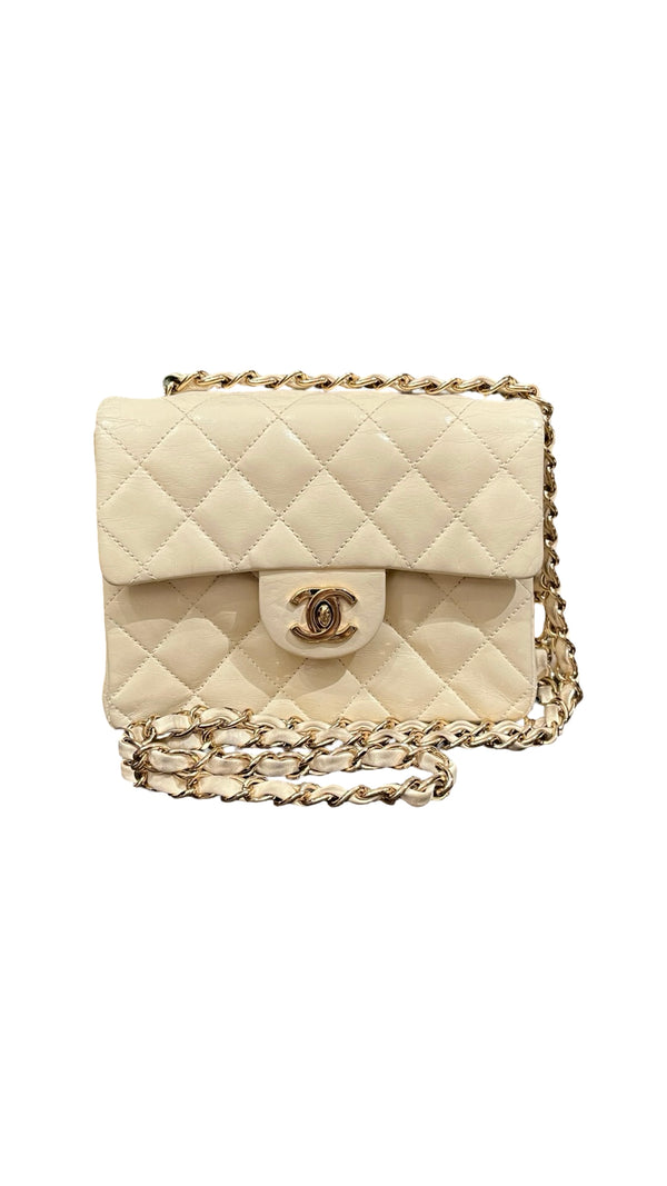 Chanel, Mini Flap, Turnlock - designer second hand vienna