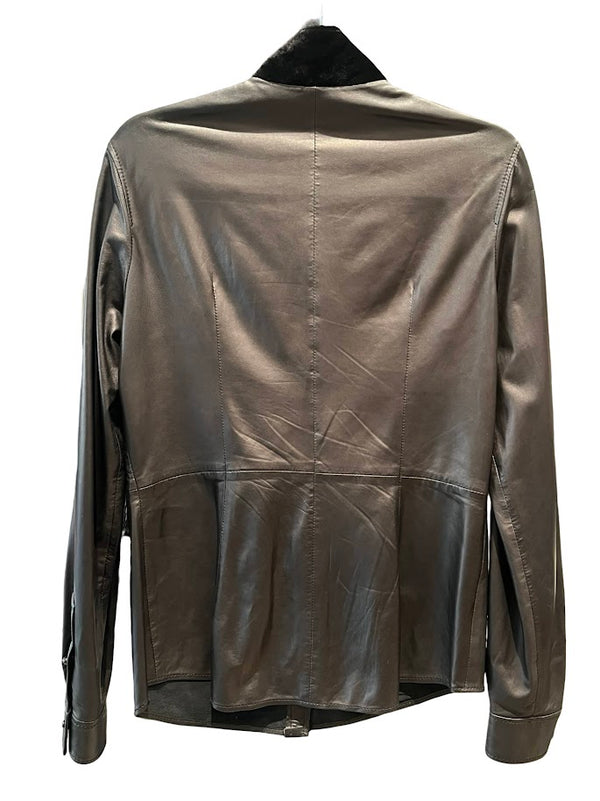 D&amp;G, Lederbluse, Gr.S