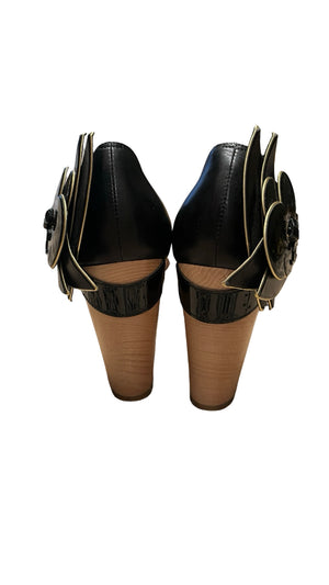 Chanel, Camellia Pumps, Gr.38 1/2 - designer second hand vienna