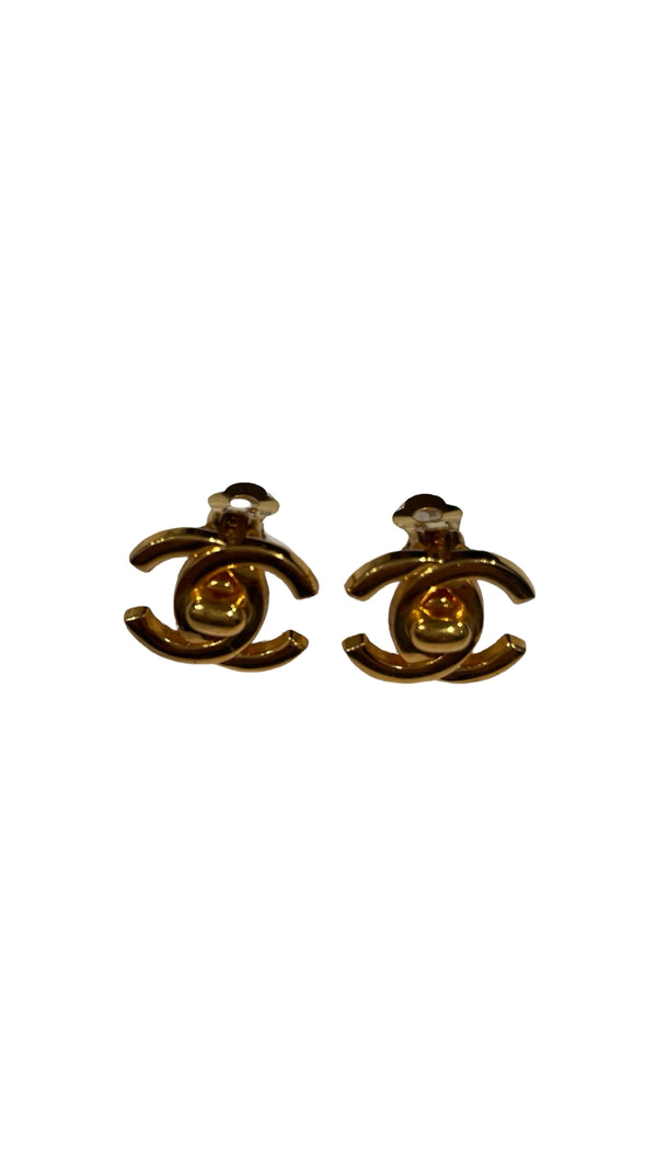 Chanel, Turnlock CC Logo Clips