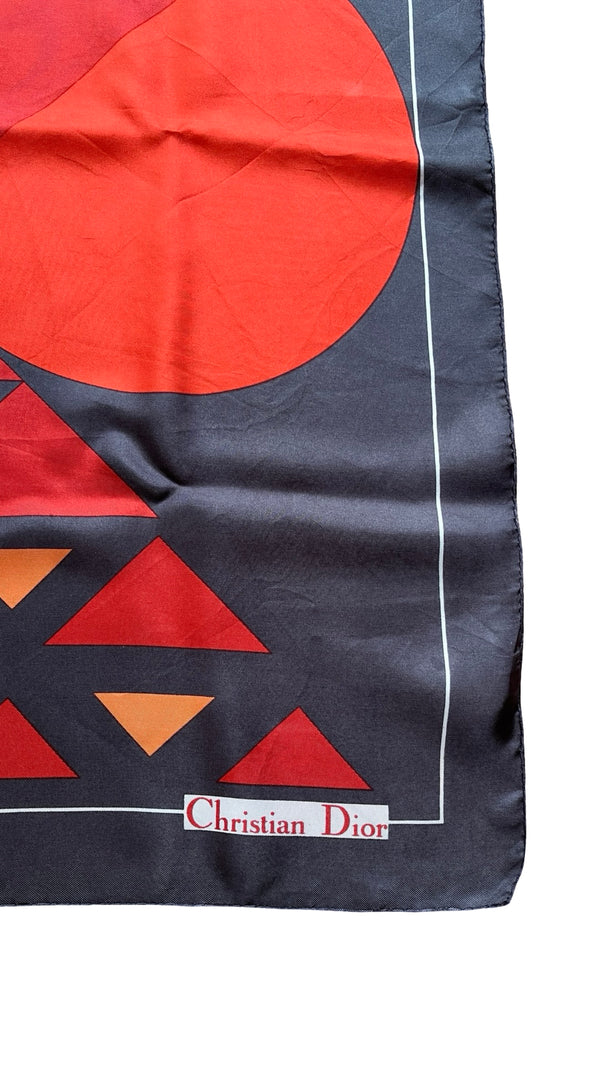Dior, Vintage Seiden Carre, 86x86cm - designer second hand vienna