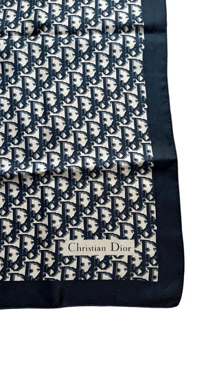 Dior, Oblique Monogram, Seiden Carré, 76x76cm