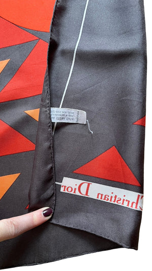 Dior, Vintage Seiden Carre, 86x86cm - designer second hand vienna