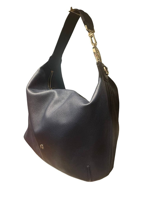 Aigner, Beuteltasche & 2 extra Baumwollstraps - designer second hand vienna