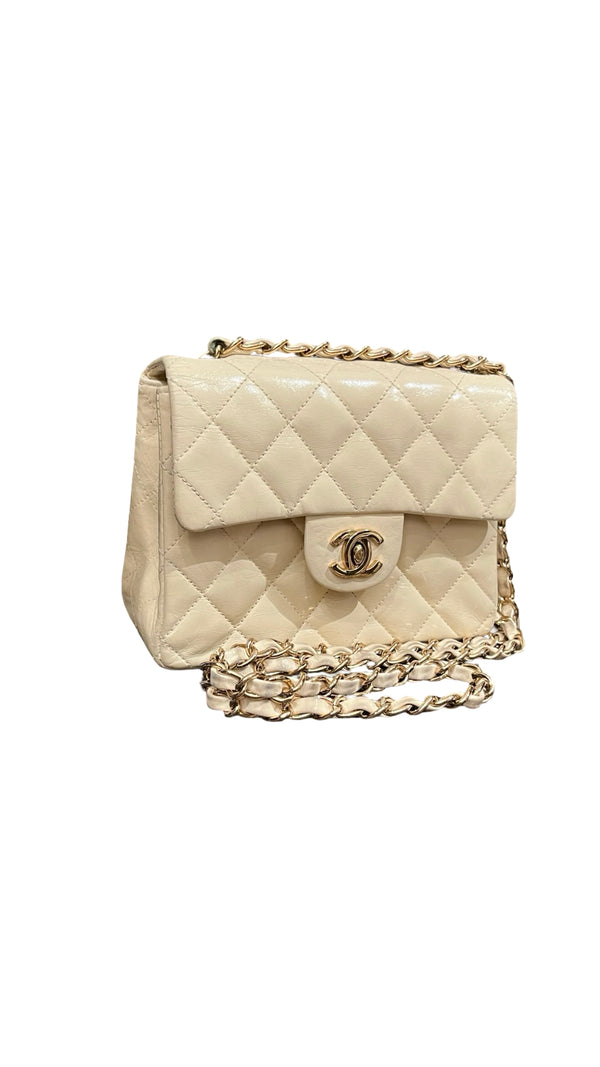 Chanel, Mini Flap, Turnlock - designer second hand vienna