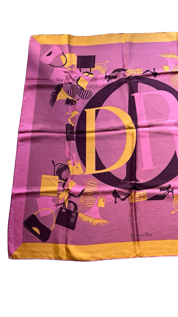 Dior, Seiden Carre, 86x86cm - designer second hand vienna