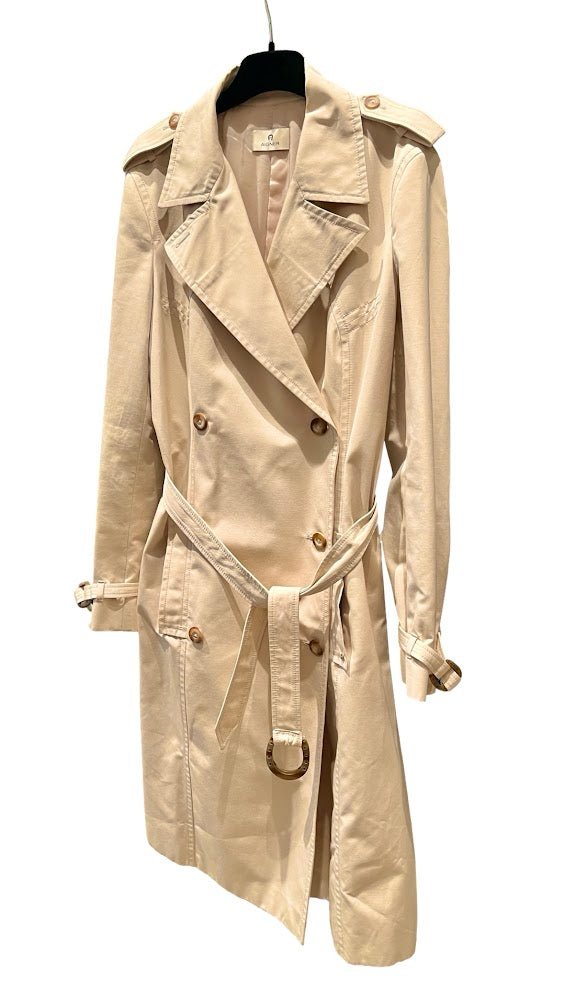Aigner, Trenchcoat beige, Gr.S - designer second hand vienna