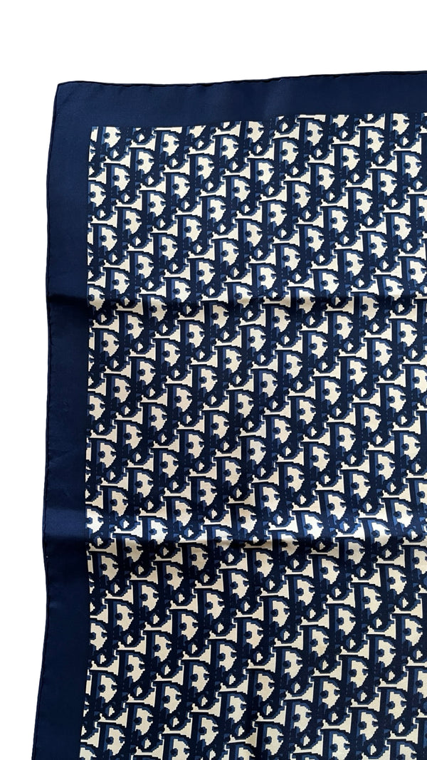 Dior, Oblique Monogram, Seiden Carré, 76x76cm