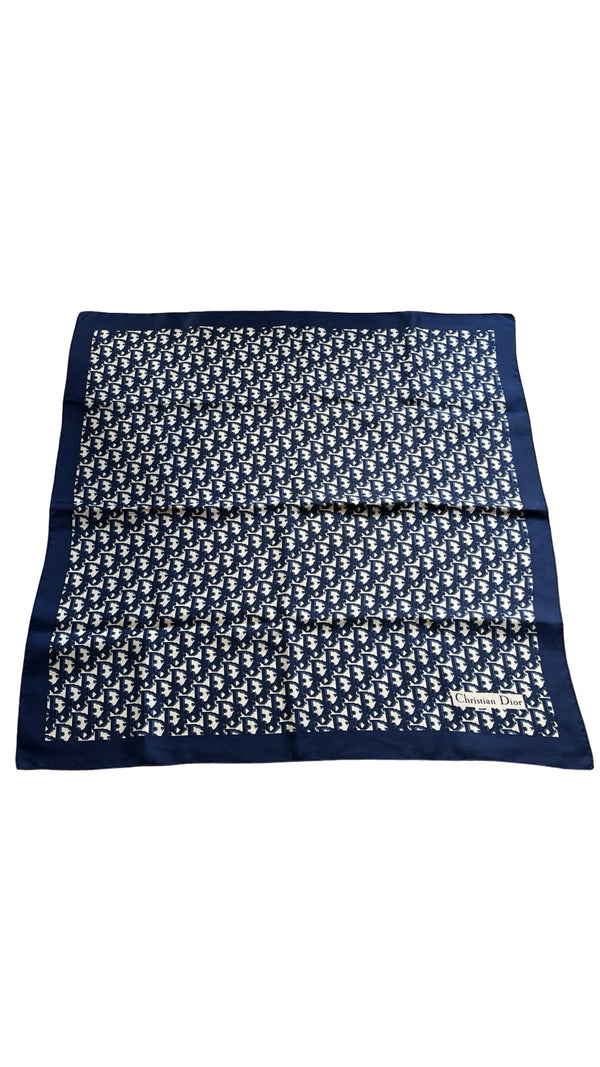 Dior, Oblique Monogram, Seiden Carré, 76x76cm