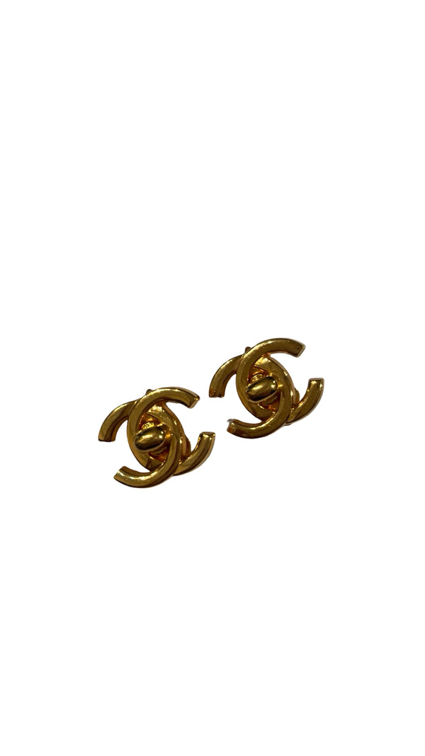 Chanel, Turnlock CC Logo Clips