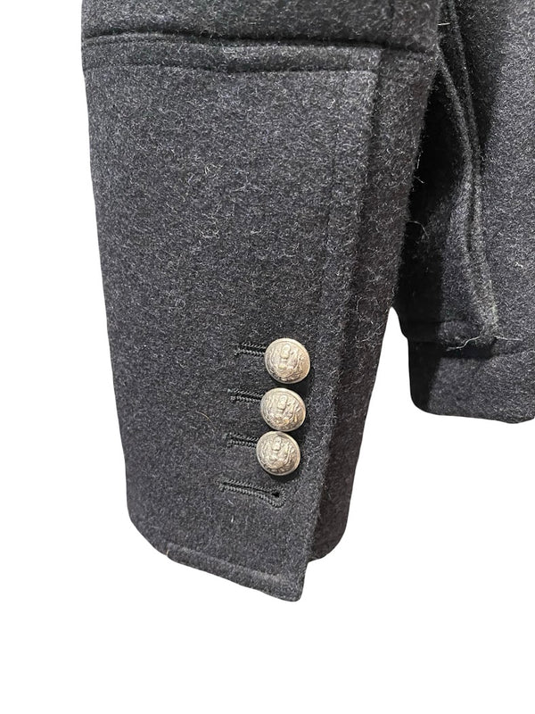 Balmin, schwarze Wolljacke, Gr.M