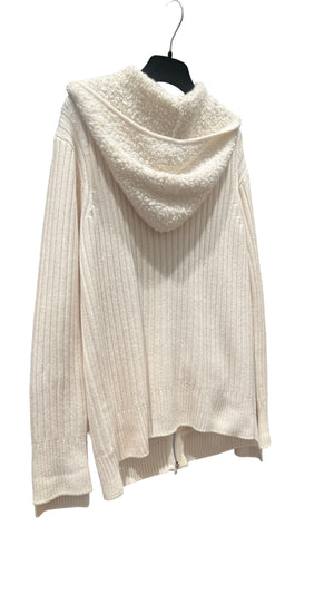 Loro Piana, Kaschmir Strickjacke & Kapuze, Gr.40