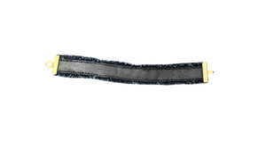 Chanel, Denim Logo Armband - designer second hand vienna