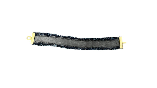 Chanel, Denim Logo Armband - designer second hand vienna