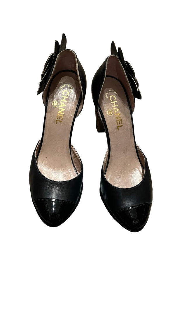 Chanel, Camellia Pumps, Gr.38 1/2 - designer second hand vienna