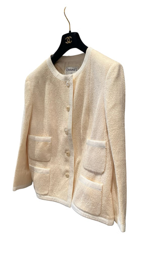 Chanel, Tweed Jacke, FR 44 (Gr. DT 38) - designer second hand vienna