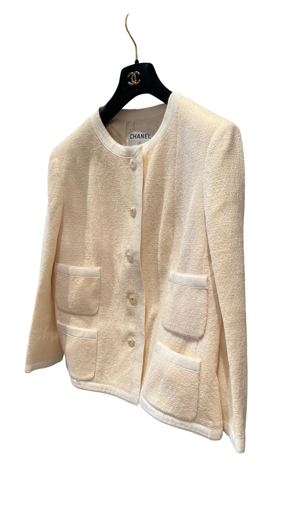 Chanel, Tweed Jacke, FR 44 (Gr. DT 38) - designer second hand vienna