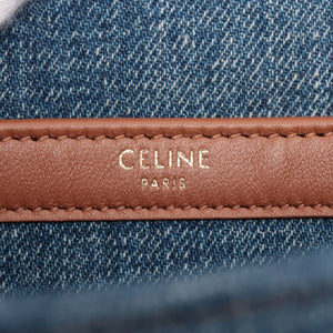 Celine, Monochrome Chain, Denim bag - designer second hand vienna