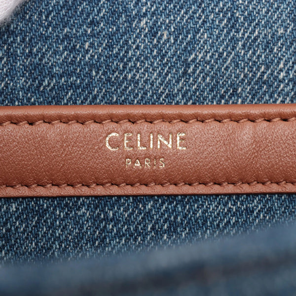 Celine, Monochrome Chain, Denim bag - designer second hand vienna