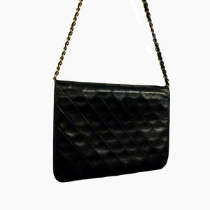 Chanel Vintage CC Logo Flap Bag - designer second hand vienna
